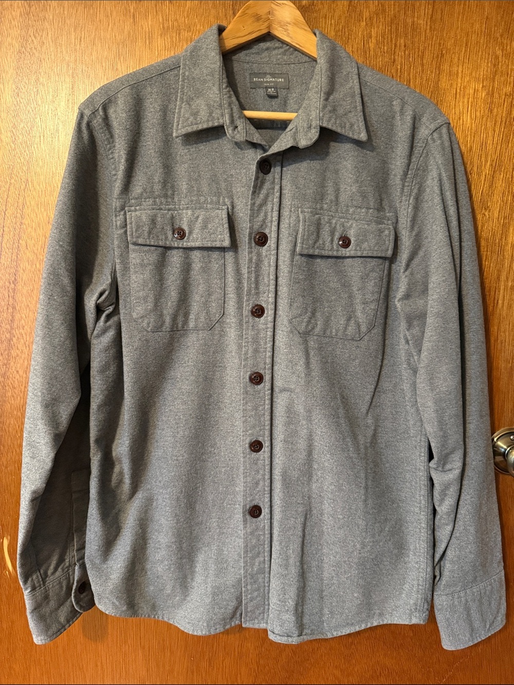 LL Bean Men's 1933 Chamois Cloth Shirt, Slim Fit - M Reg